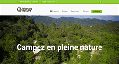 Desktop Screenshot of bivouac-nature.com